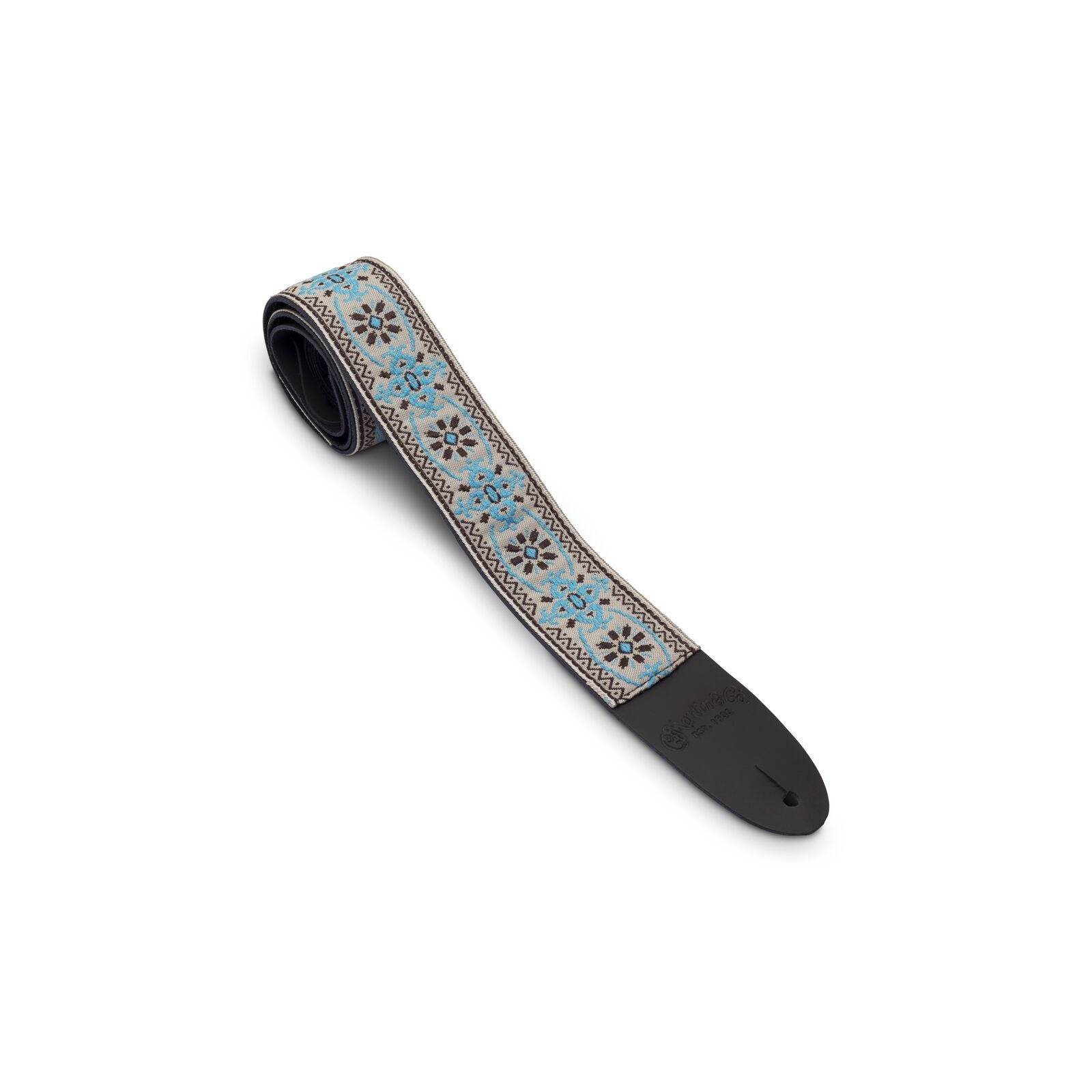 Martin Retro Jacquard Guitar Strap-Blue Vintage-Music World Academy