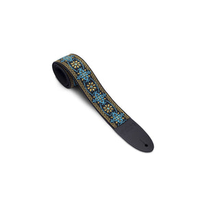Martin Retro Jacquard Guitar Strap-Yellow Vintage-Music World Academy