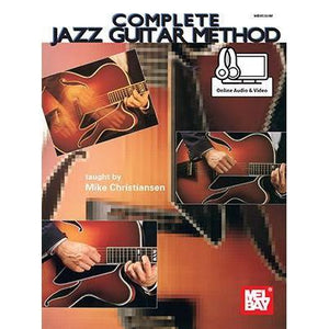 Mel Bay Complete Jazz Guitar Method Book with Online Audio & Video-Music World Academy