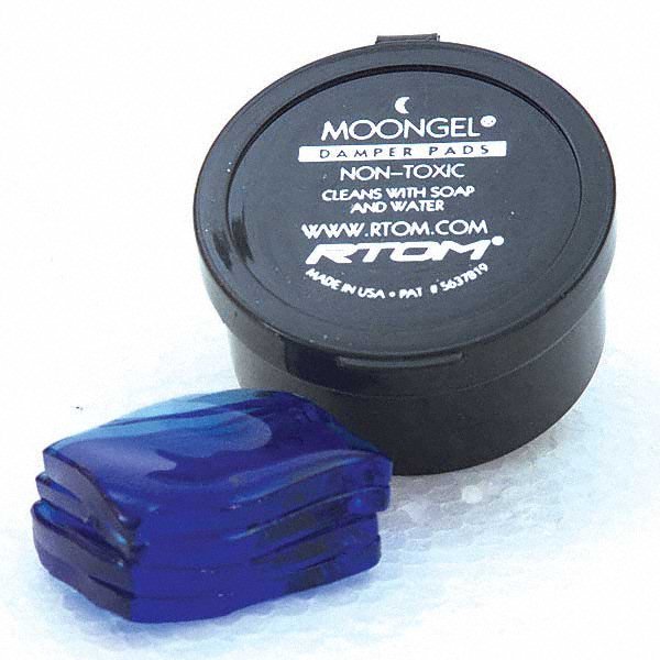 Moongel MG4 Drum Damper Pads 6-Pack-Blue-Music World Academy