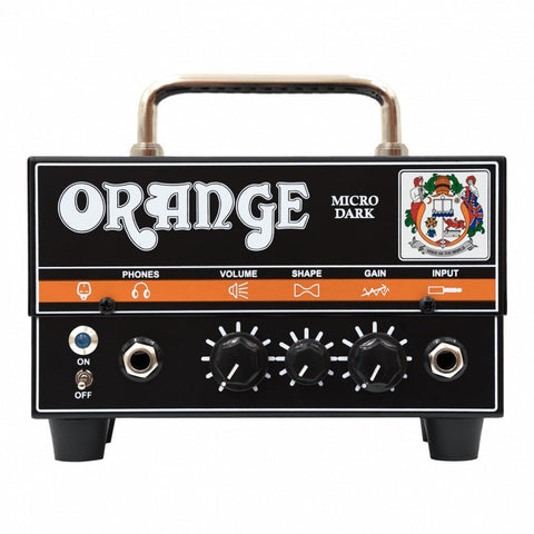 Orange MD20 Micro Dark Mini Hybrid Amp Head-20 Watts-Music World Academy