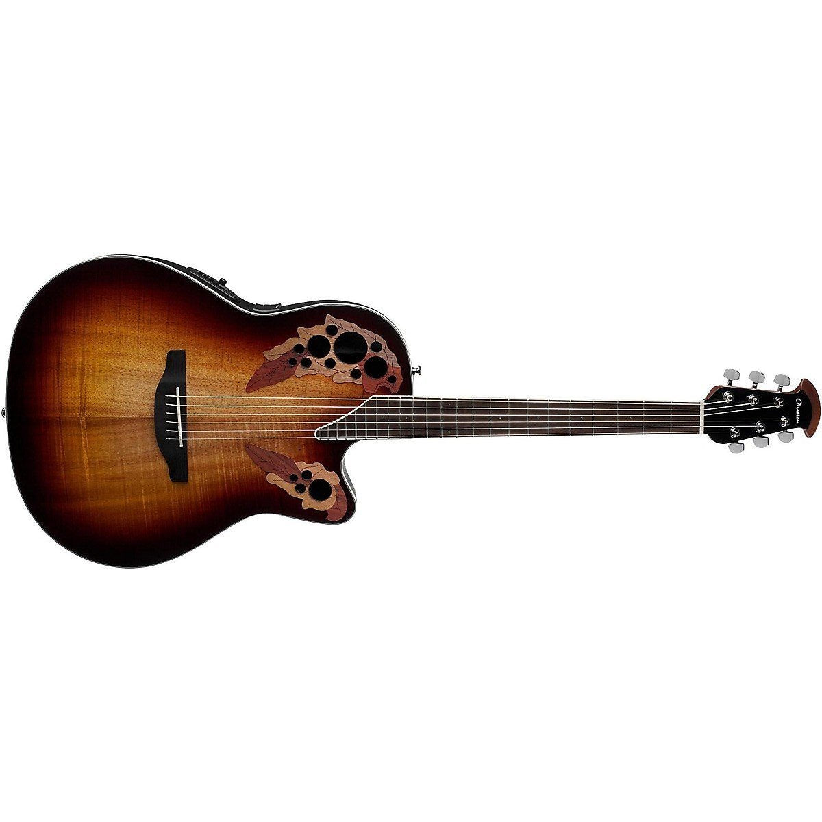 Ovation CE48P-KOAB Celebrity Elite Plus Super Shallow Acoustic/Electric Guitar-Koa Burst-Music World Academy