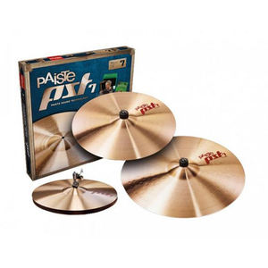 Paiste 170USET PST7 Medium Universal Cymbal Pack with 14" Hi-Hats, 16" Crash, 20" Ride-Music World Academy