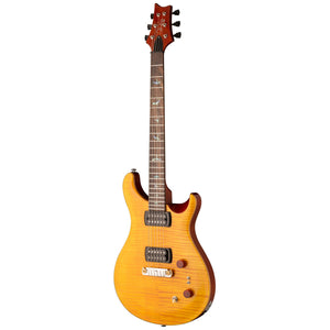 Paul Reed Smith PG-AB SE Paul's Guitar Electric Guitar with Gig Bag-Amber with Tobacco Back-Music World Academy