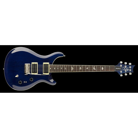 Paul Reed Smith ST844-TB SE Standard 24-08 Electric Guitar with Gig Bag-Translucent Blue-Music World Academy