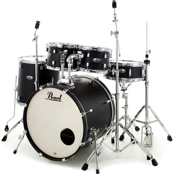 Pearl DMP925SPC227 Decade Maple 5-Piece Drum Shell Pack-Satin Slate Black-Music World Academy