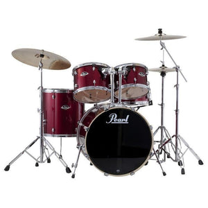 Pearl EXX725PC760 Export Series 5-Piece Drum Shell Pack-Burgundy-Music World Academy