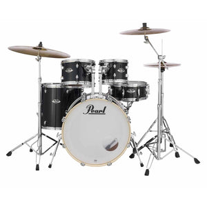 Pearl EXX725SPC31 Export Series 5-Piece Drum Shell Pack-Jet Black-Music World Academy