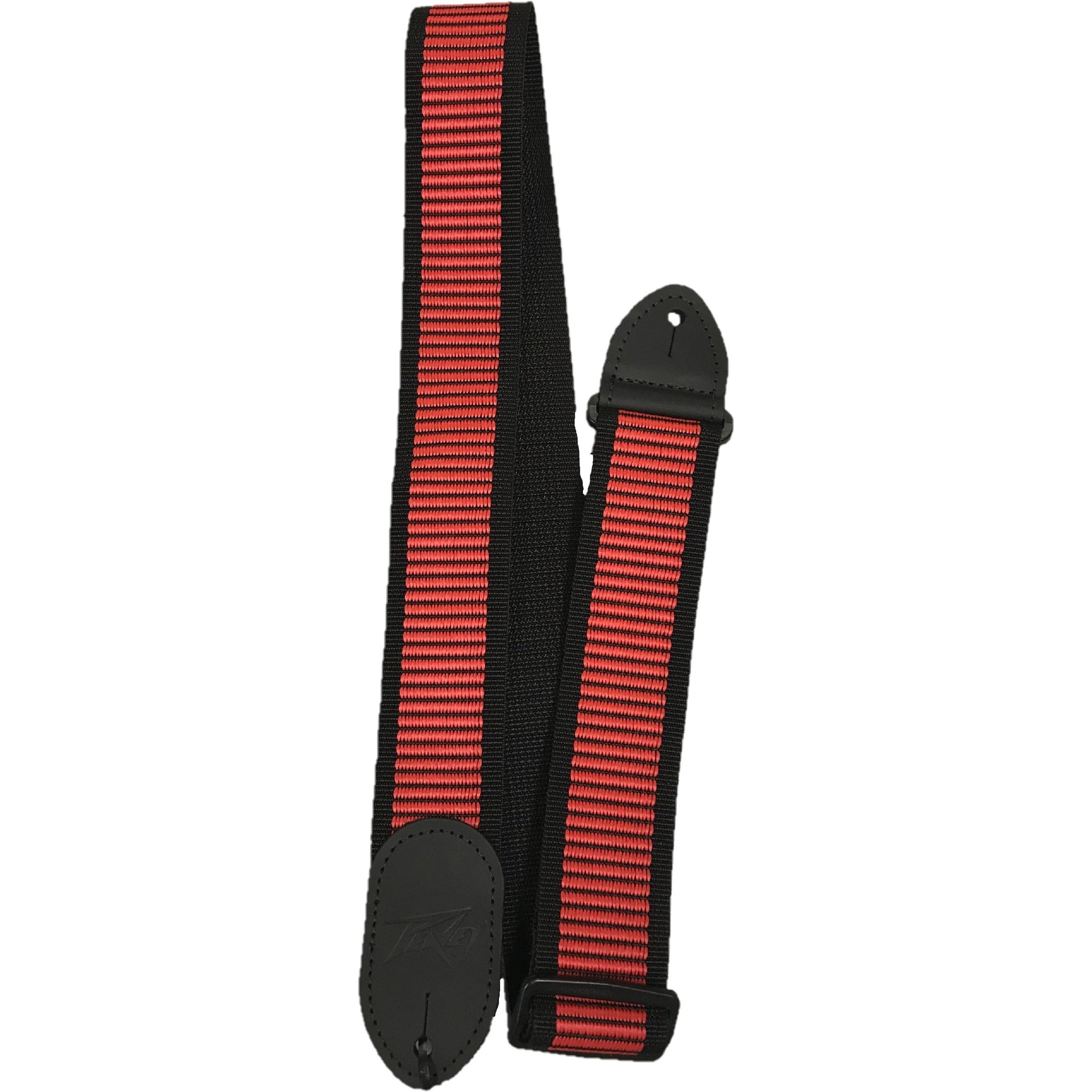 Peavey 2" Bro Ladd Nylon Web Guitar Strap-Red/Black-Music World Academy