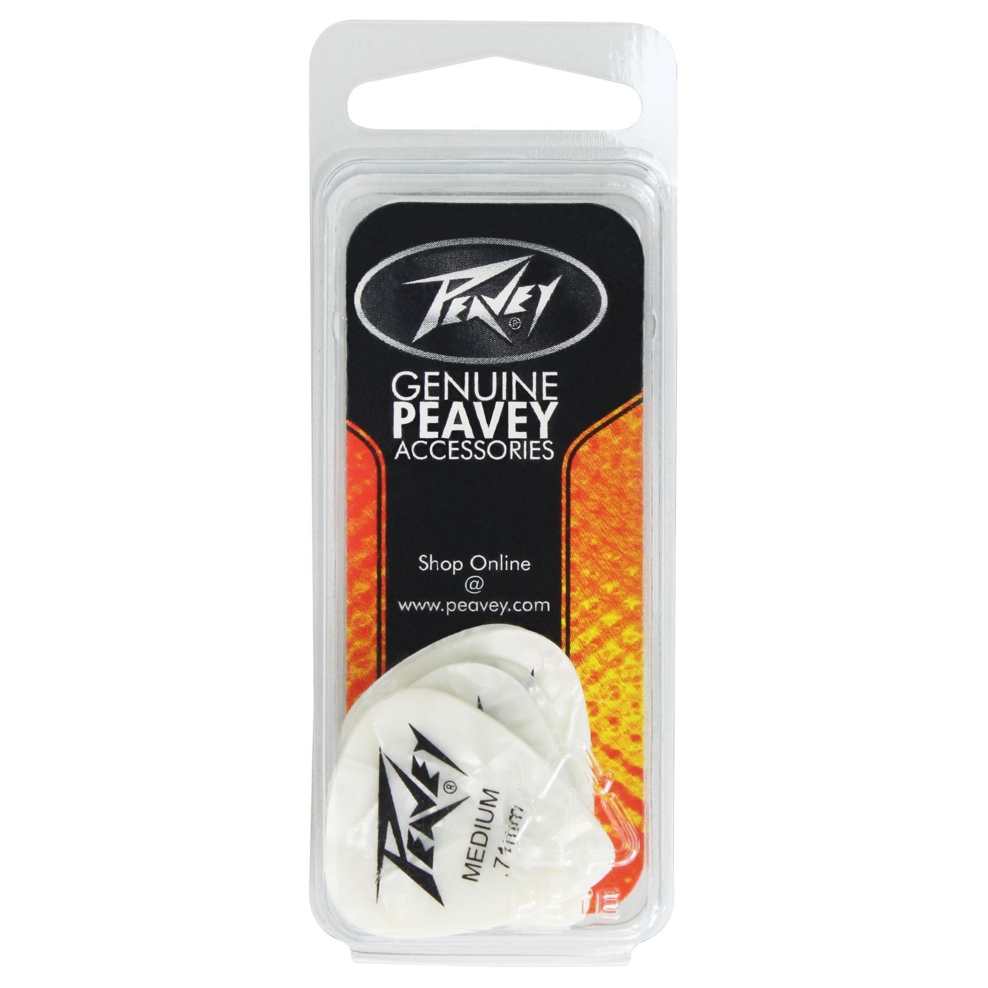 Peavey 351 Style Guitar Picks 12-Pack Medium-White Pearl-Music World Academy