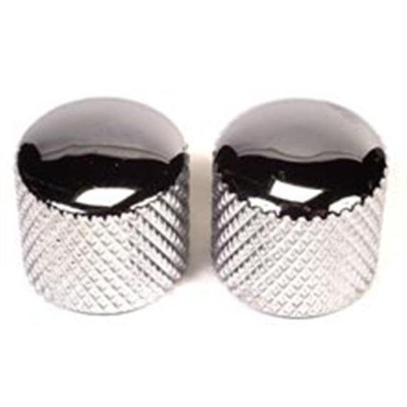 Peavey Dome Style Guitar Knobs-Chrome-Music World Academy