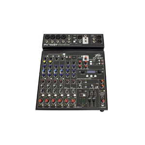 Peavey PV-10-BT 10-Channel Bluetooth Stereo Mixer with Effects-Music World Academy