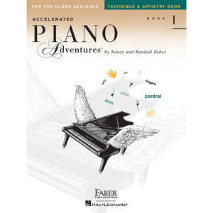 Piano Adventures Accelerated Technique & Artistry For the Older Beginner Book 1-Music World Academy