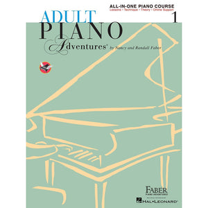 Piano Adventures All-In-One Adult Piano Course Book 1-Music World Academy