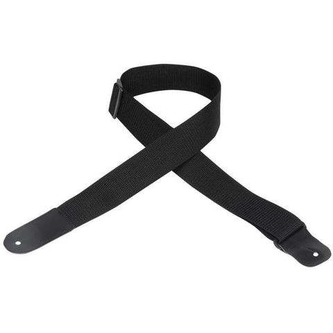 Planet Waves 50PWS00 2" Nylon Guitar Strap-Black-Music World Academy