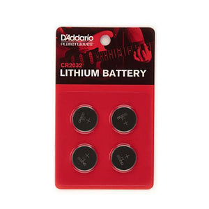Planet Waves CR2032 Lithium Battery 4-Pack-Music World Academy