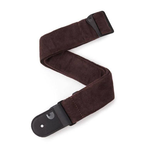 Planet Waves Corduroy Guitar Strap 50mm-Brown-Music World Academy