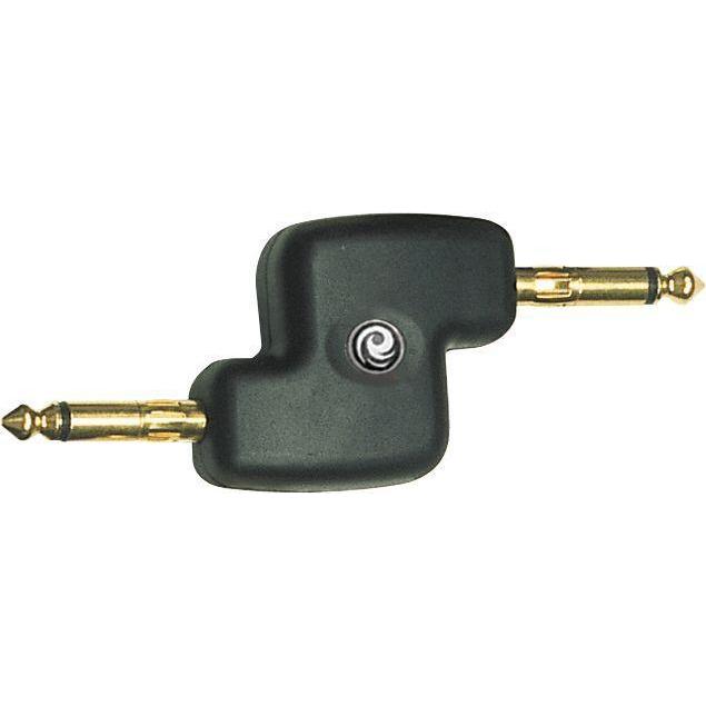 Planet Waves PW-P047B 1/4" Male Mono Offset Coupler Adapter-Music World Academy