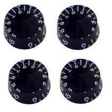Profile 2354BK-PK 4-Pack Les Paul Style Speed Knobs-Black-Music World Academy
