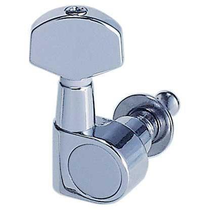 Profile J802CR Mini 6 In-Line Electric Guitar Machine Heads-Chrome-Music World Academy
