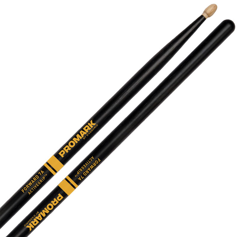 Promark 7A Active Grip Forward Balance Hickory Drumsticks (Discontinued)-Music World Academy