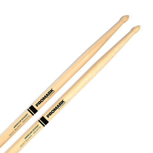 Promark RBH550TW Rebound Balance 5A Drumsticks Wood Tip Hickory (Discontinued)-Music World Academy