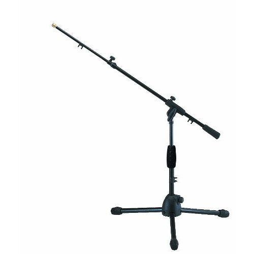 QuikLok A341BK-AM Low Profile Microphone Stand with Boom Arm-Music World Academy