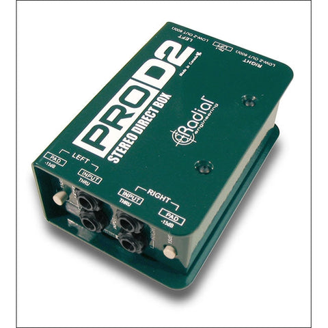 Radial Engineering PRO-D2 Passive Direct Box-Music World Academy