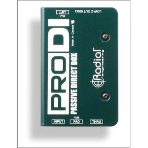 Radial Engineering PRO-DI Passive Direct Box-Music World Academy