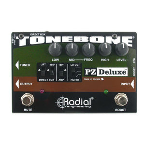 Radial Engineering PZ-Deluxe Tonebone Acoustic Preamp & DI-Music World Academy