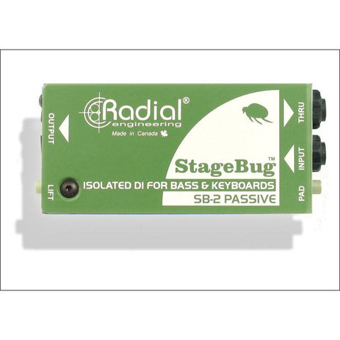 Radial Engineering SB-2 StageBug Passive Direct Box-Music World Academy