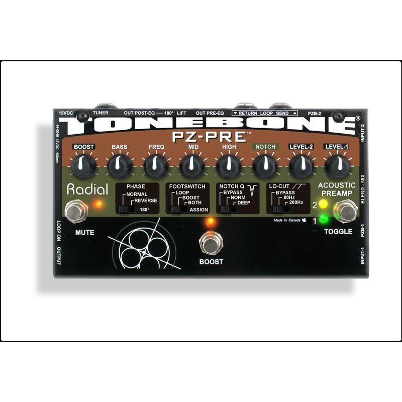Radial Engineering Tonebone PZ-PRE Acoustic Direct Box/Preamp-Music World Academy