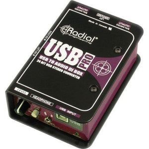 Radial USB-PRO USB-Audio DI Box-Music World Academy