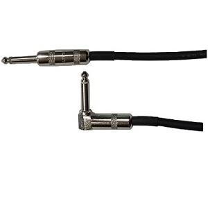 Rapco SG4-10PR Instrument Cable 1/4" Male 1/4" Male Right Angled 10ft-Music World Academy