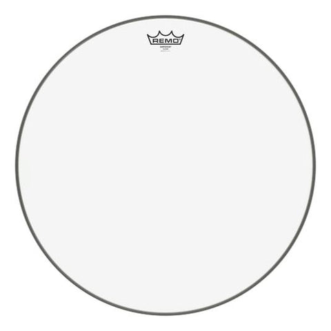 Remo BE-0320-00 Emperor Clear Bass Drum Head 20"-Music World Academy