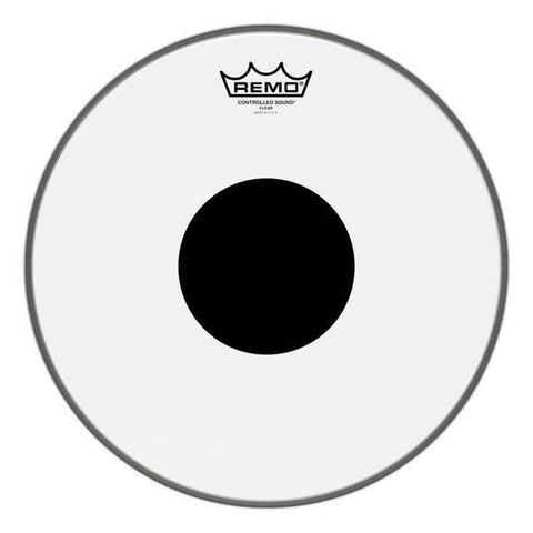 Remo CS-0312-10 Controlled Sound Clear with Black Dot 12"-Music World Academy