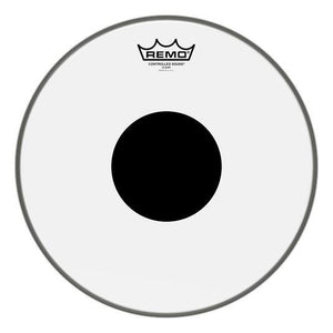Remo CS-0313-10 Controlled Sound Clear with Black Dot 13"-Music World Academy