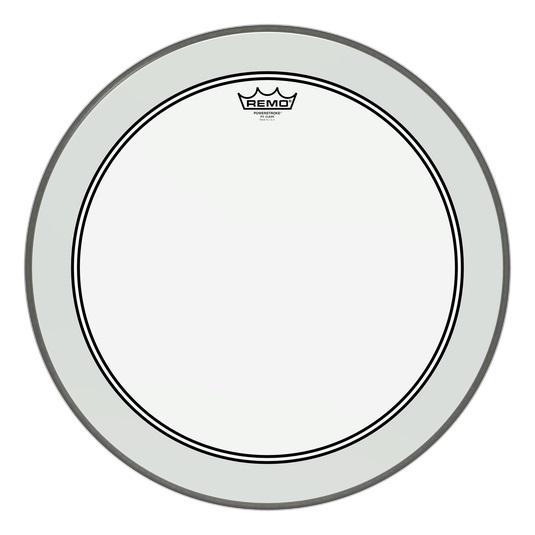 Remo P3-1322-BP Powerstroke 3 Bass Drum Head Clear 22"-Music World Academy
