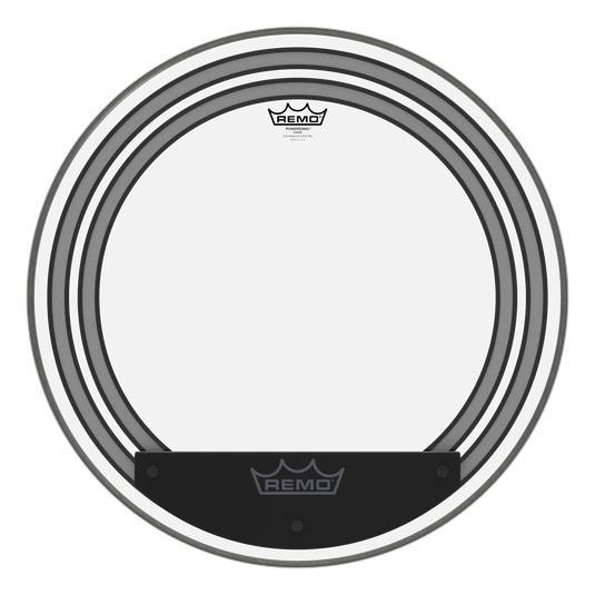 Remo PW-1322-00 Powersonic Bass Drum Head Clear 22"-Music World Academy