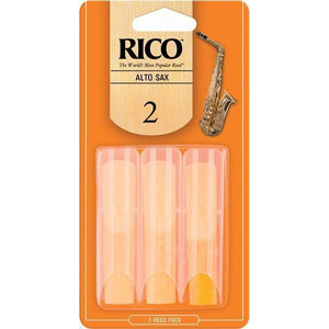 Rico RJA0320 Alto Saxophone Reeds #2 3-Pack-Music World Academy