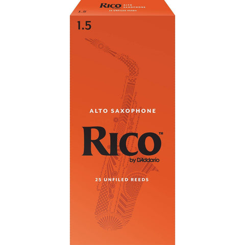 Rico RJA2515 Alto Sax Reeds #1.5 Box of 25-Music World Academy
