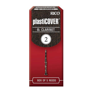 Rico plastiCOVER Bb Clarinet Reeds Size #2 Box of 5-Music World Academy