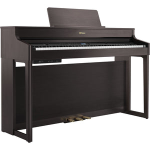 Roland HP702-DR-WSB Digital Piano with Stand and Bench-Contemporary Dark Rosewood-Music World Academy