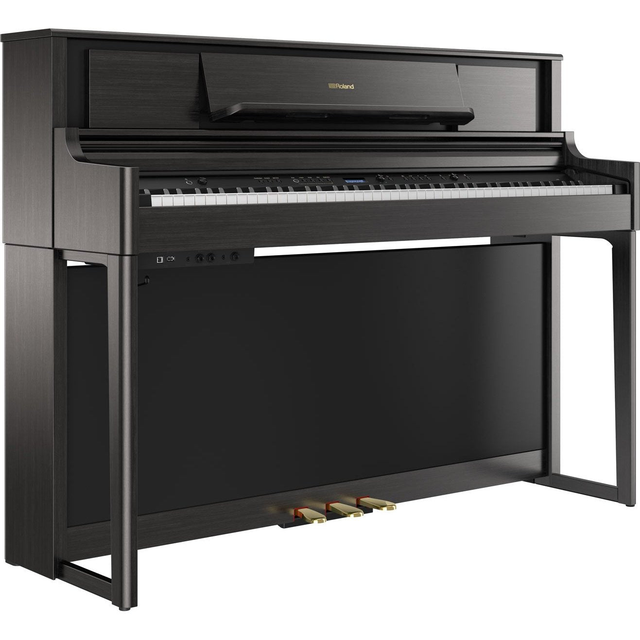 Roland LX705-CH-WSB Digital Piano with Stand & Bench-Charcoal Black-Music World Academy