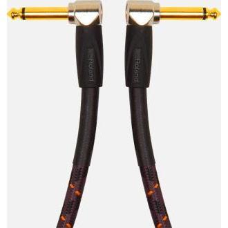 Roland RIC-G3AA Gold Series Instrument Cable 1/4" RA Male- 1/4" RA Male 3ft-Music World Academy