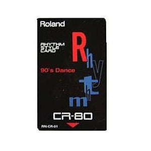Roland RN-CR-01 90's Dance Rhythm Style Card for CR-80-Music World Academy