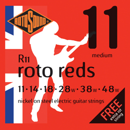 Roto Sound R11 Nickel on Steel Electric Guitar Strings Medium 11-48-Music World Academy