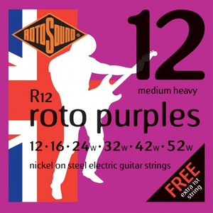 Roto Sound R12 Nickel on Steel Electric Guitar Strings Regular 12-52-Music World Academy