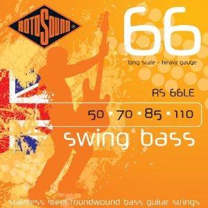 Roto Sound RS66LE Swing Bass 66 Stainless Steel Roundwound Bass Guitar Strings Heavy 50-110-Music World Academy