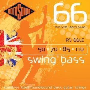 Rotosound RS66LE Swing Bass 66 Stainless Steel Roundwound Bass Guitar Strings Heavy 50-110-Music World Academy